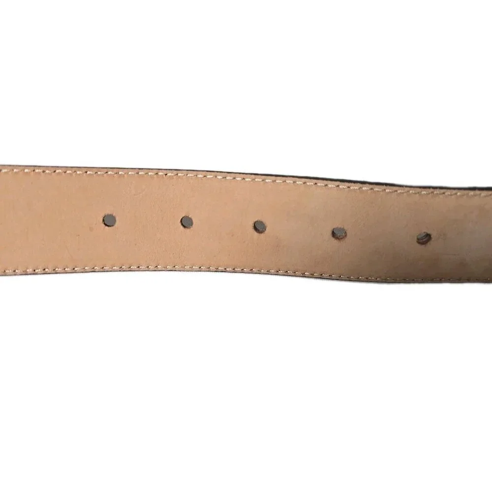 Rolando Bellagio Italian Leather Belt Men's Size 120 Brown Lake Como Italy